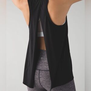 Lululemon All Tied Up Tank Top Black | 4 | Worn a few times